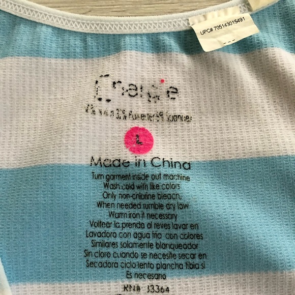 Energie Racerback Striped Active Performance Tank Top Shirt - Picture 7 of 16